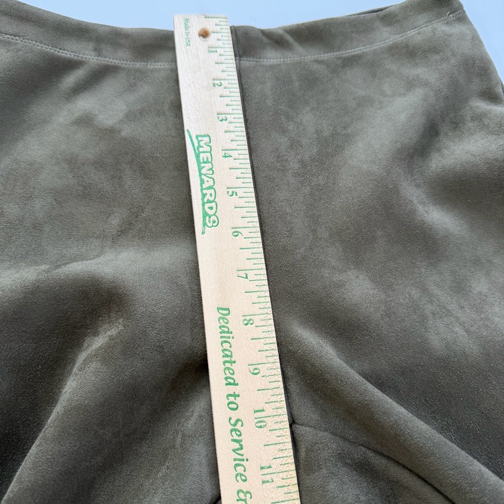 Catherine Malandrino Sage Green Faux Leather Pull On Pants Size S - Picture 12 of 12